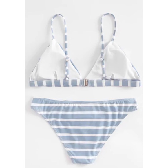 ✿ Blue Striped Bikini Set ✿ - Picture 4 of 6